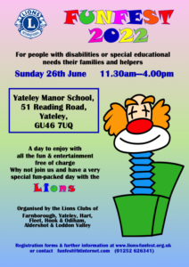 Funfest 2022 - Yateley and District Lions