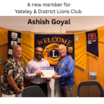 A NEW MEMBER FOR YATELEY LIONS CLUB